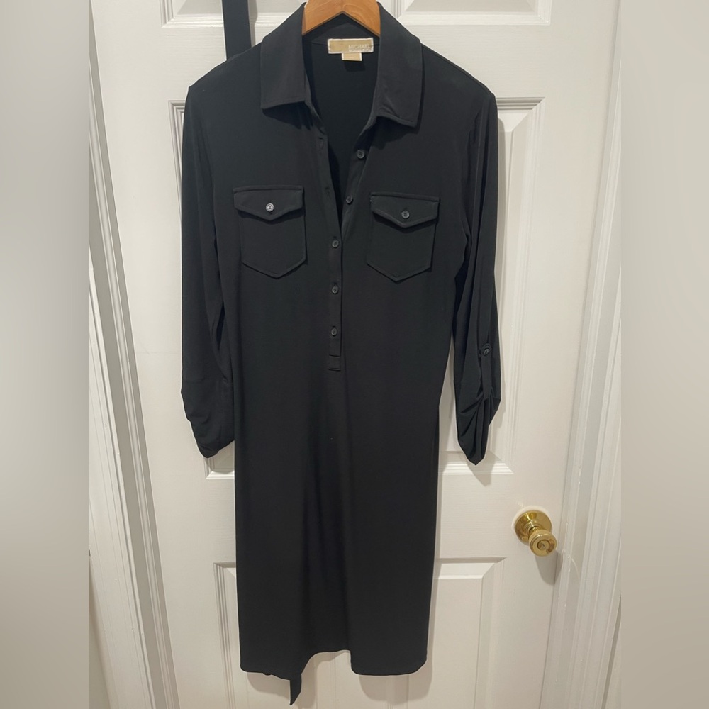 Michael Kors black knit dress